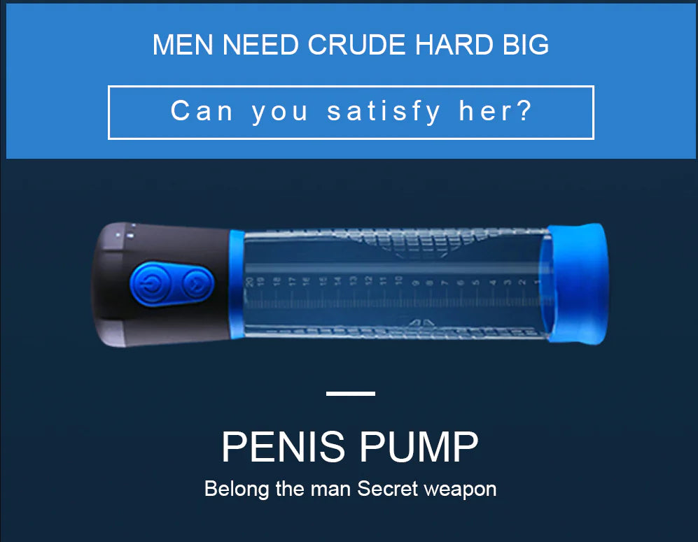 -Vacuum Penis Pump For Male Enhancement /Erectile Enlargement/ Penis Enlarger