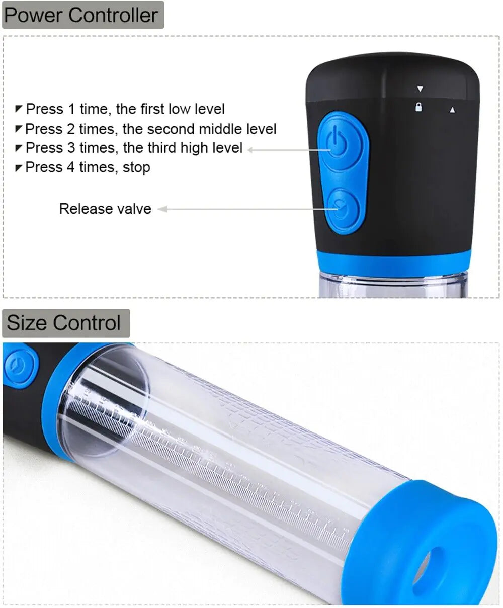 -Vacuum Penis Pump For Male Enhancement /Erectile Enlargement/ Penis Enlarger